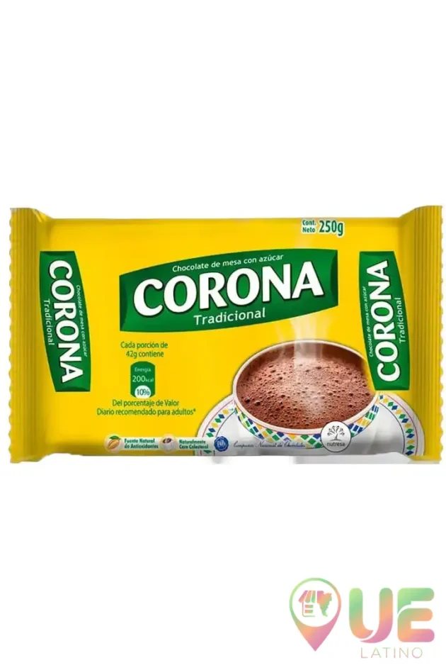 Chocolate De Mesa Con Azucar Corona 250G