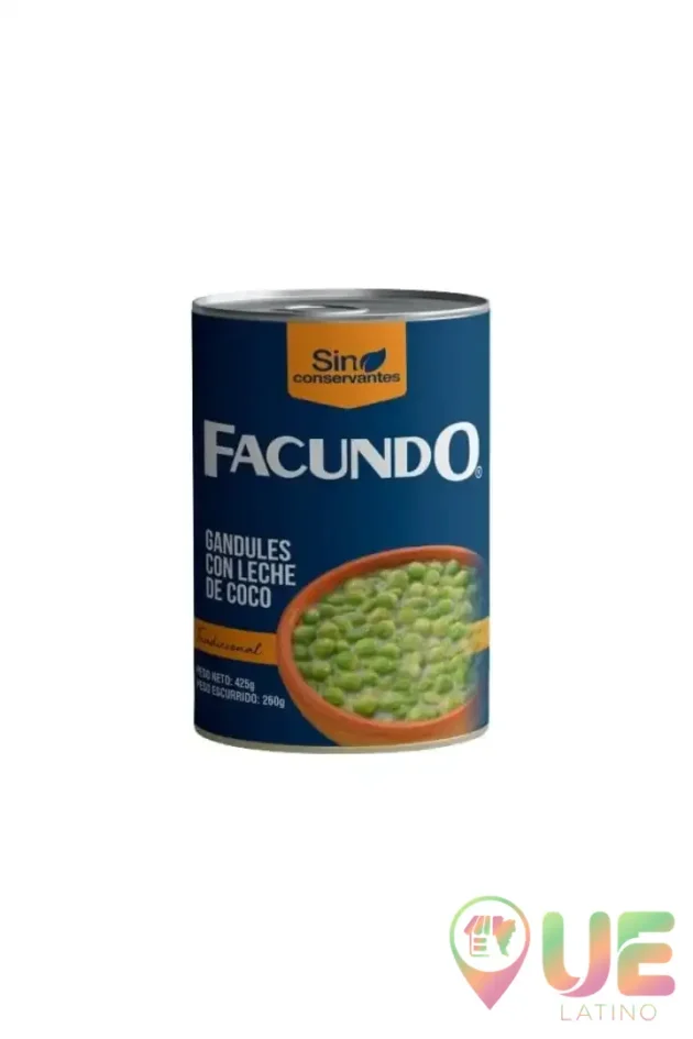Guisantes verdes con leche de coco Facundo 425G