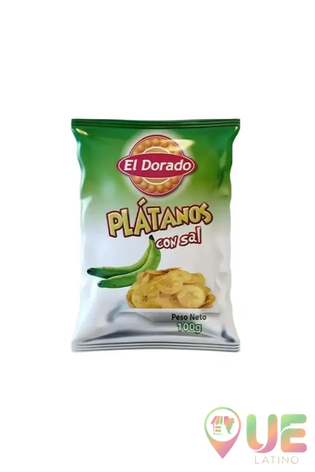 Snacks Platano Con Sal  El Dorado 100G