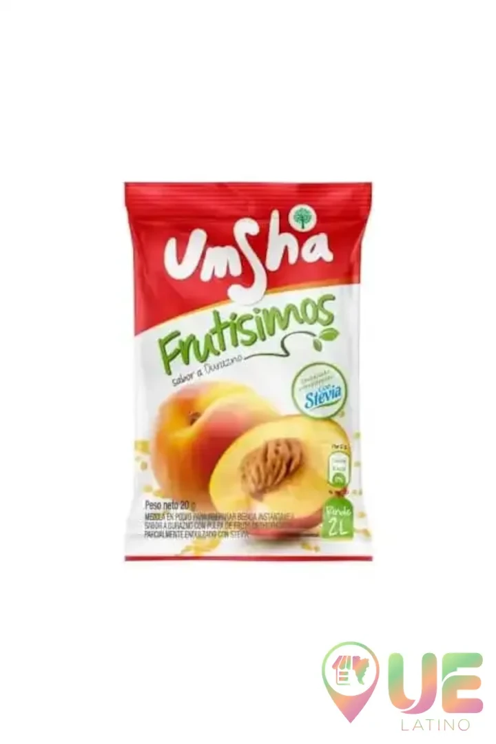 Mezcla En Polvo Para Preparar Bebida Instantanea Sabor A Durazno  Umsha 13G