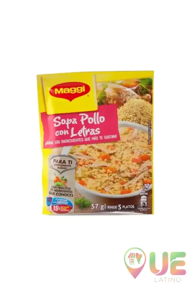 Sopa De Pollo Con Letras Maggi 57G