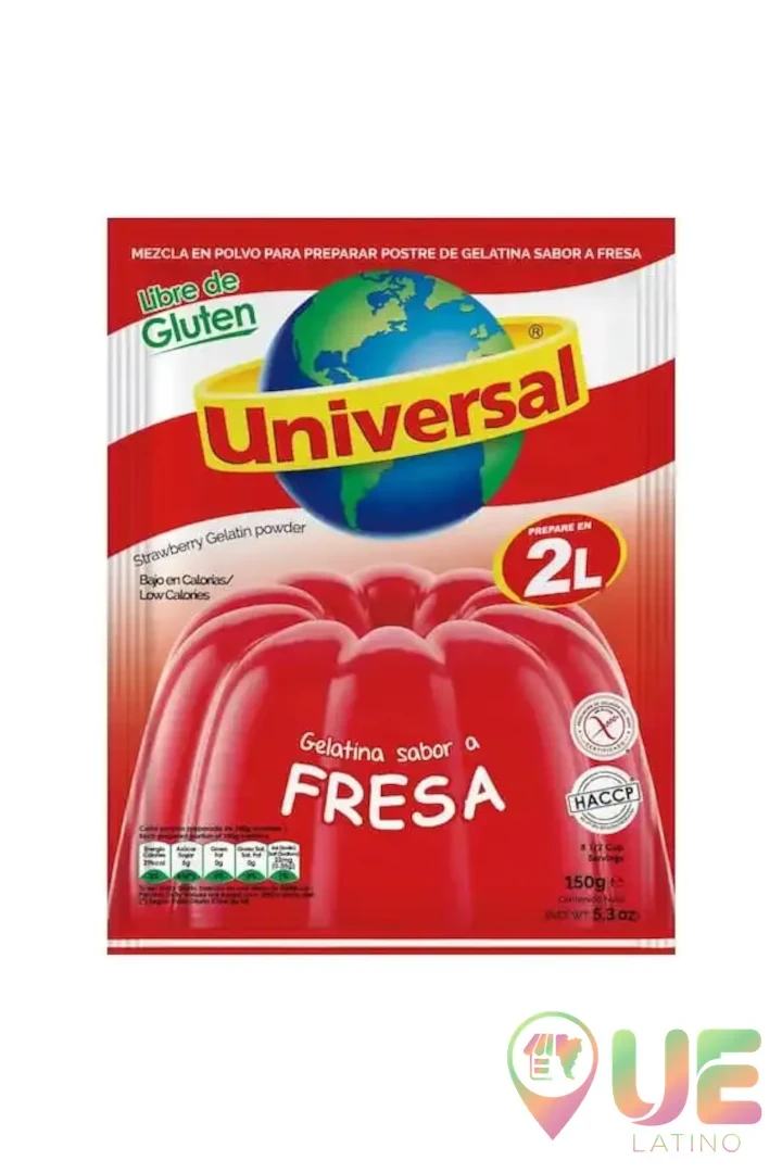 Gelatina De Fresa Universal 150G