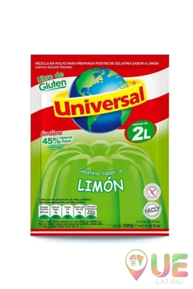 Gelatina De Limon Universal 150G