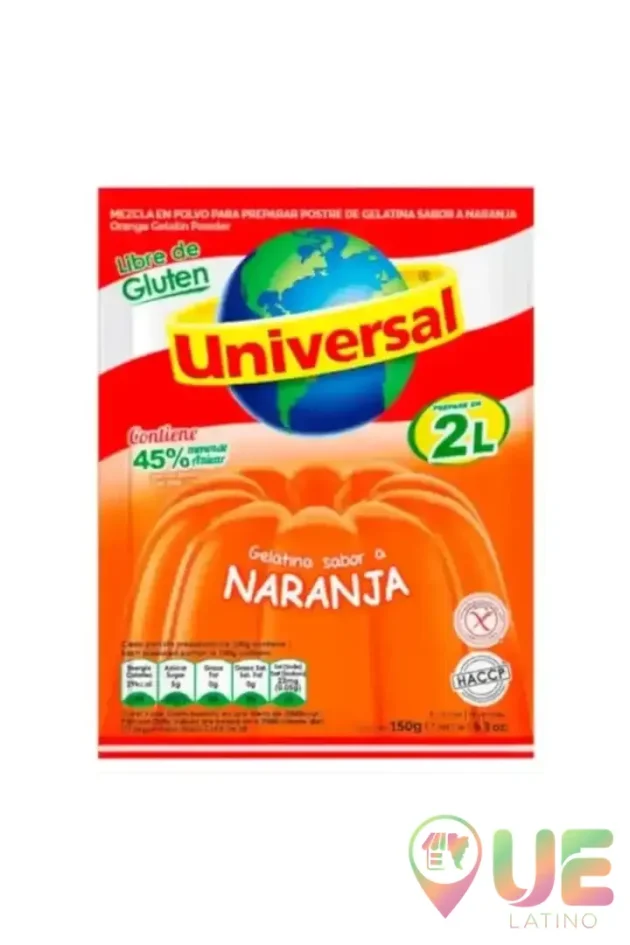 Gelatina De Naranja Universal 150G