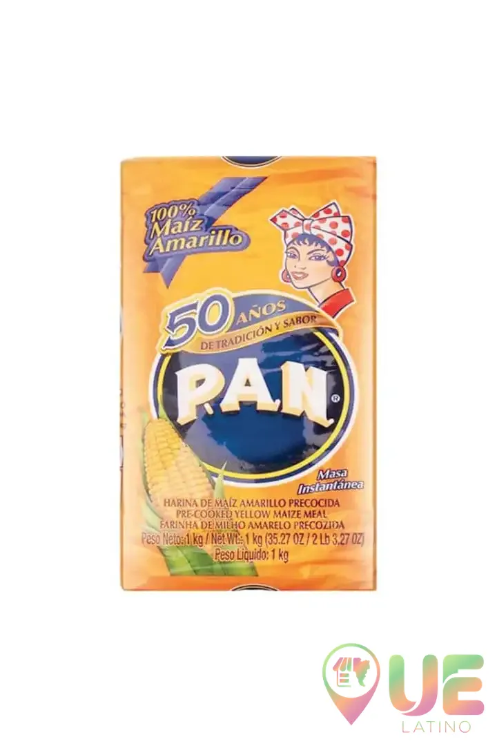 Harina De Maiz Amarillo Precocida Pan 1KG