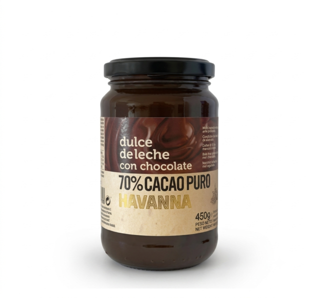 Dulce de Leche con Cioccolato al 70% di Cacao Puro 450 g
