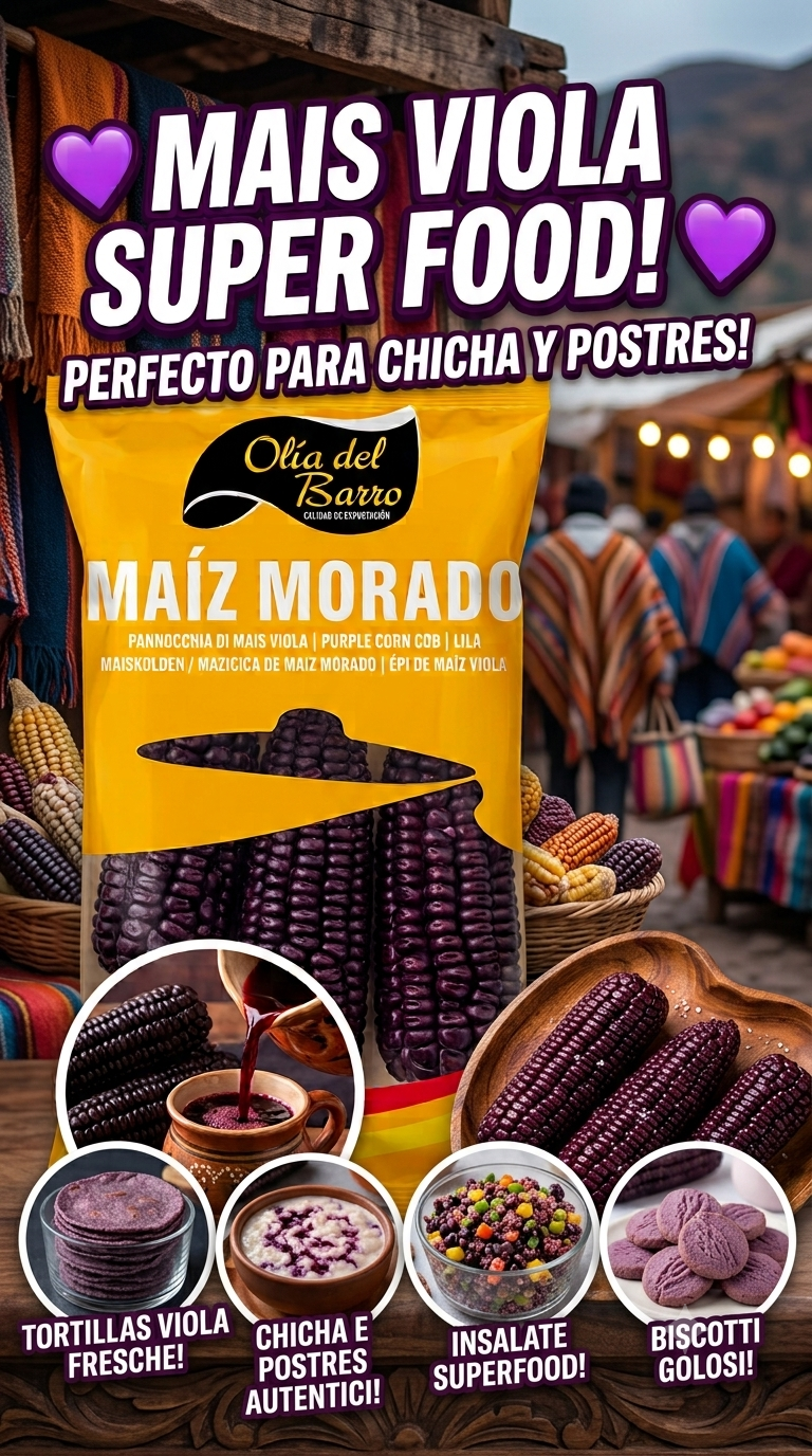 Maiz Morado -  Olla de barro